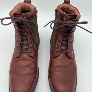 Steve Madden brown  Leather Men's dress Boots